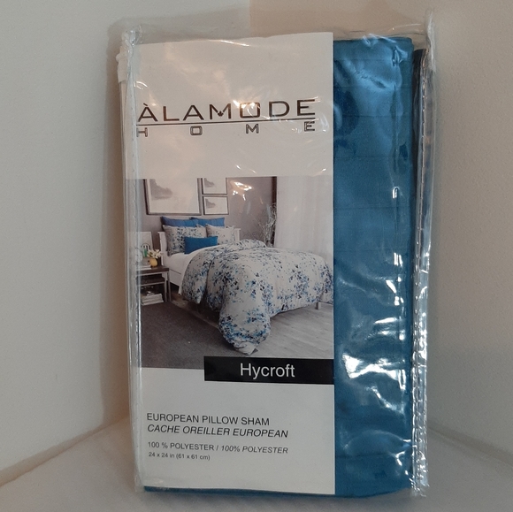 Alamode Home Euro Sham Teal - Picture 13 of 13